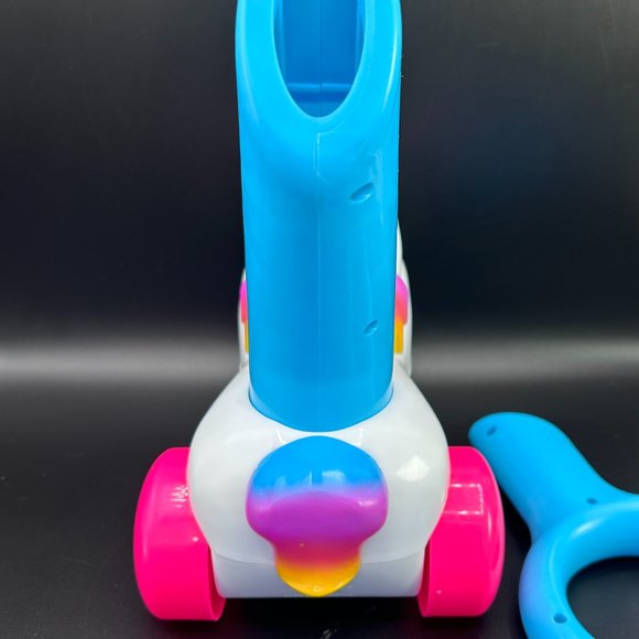 Play Day Unicorn Push Bubble Blower w/ Bubble Solution Blue White NWOB - Picture 7 of 12